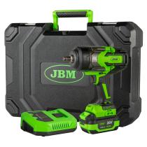 JBM 60044C - PISTOLA IMPACTO BRUSHLESS A BATERIA 1/2"1300NM CON MALETIN