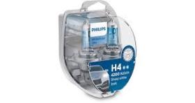 PHILIPS 12342WVUSM - H4 WHITEVISION ULTRA 12V 60/55W P43T-38